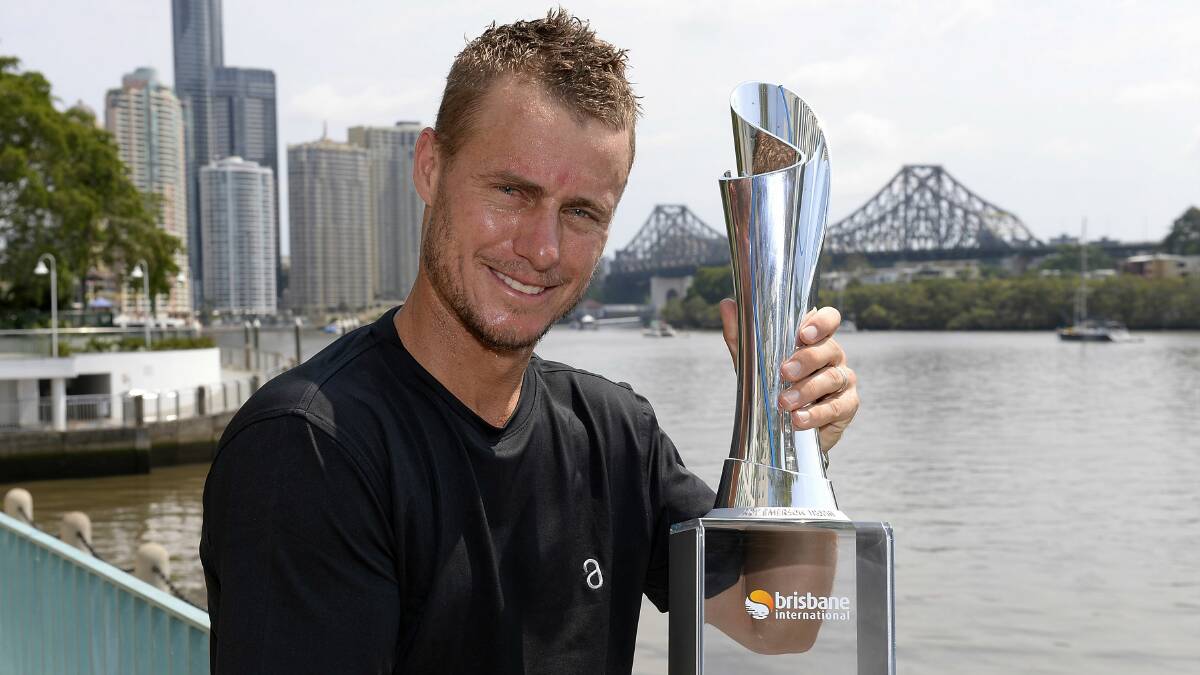 Lleyton Hewitt has risen from No 60 to No 43 in the international rankings after his Brisbane win. Picture: GETTY IMAGES