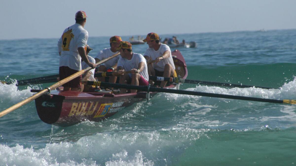 Bulli are in the box seat in the George Bass Surfboat Marathon.