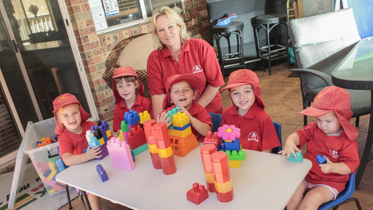 Educator Toni Banks at Illawarra Family Day Care. Parents pay $7.40 an hour, up from $7. Picture: CHRISTOPHER CHAN