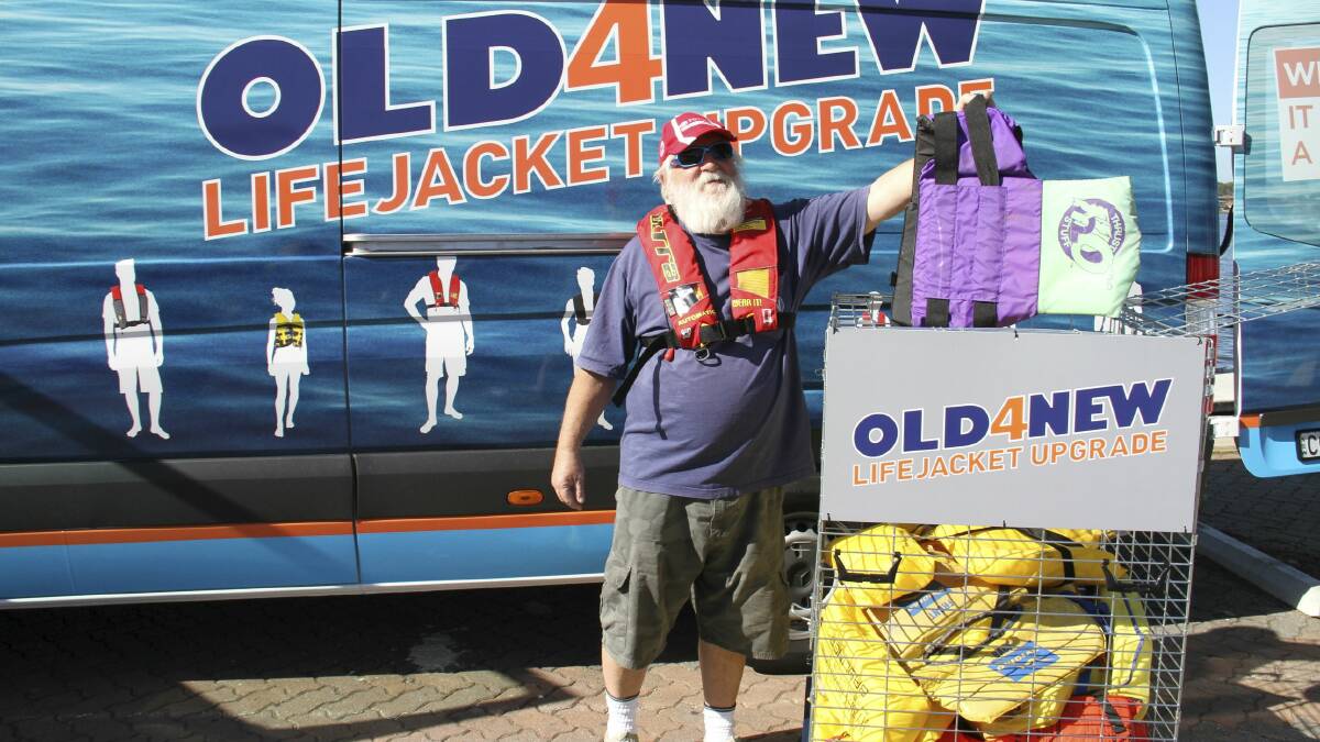 he Old4New lifejacket van will be visiting the South Coast this weekend to give boaties a chance to get a next-generation lifejacket.