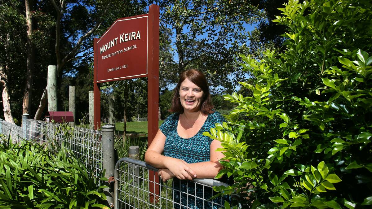 New Mount Keira Demonstration School head Michelle Barnes. Picture: KIRK GILMOUR