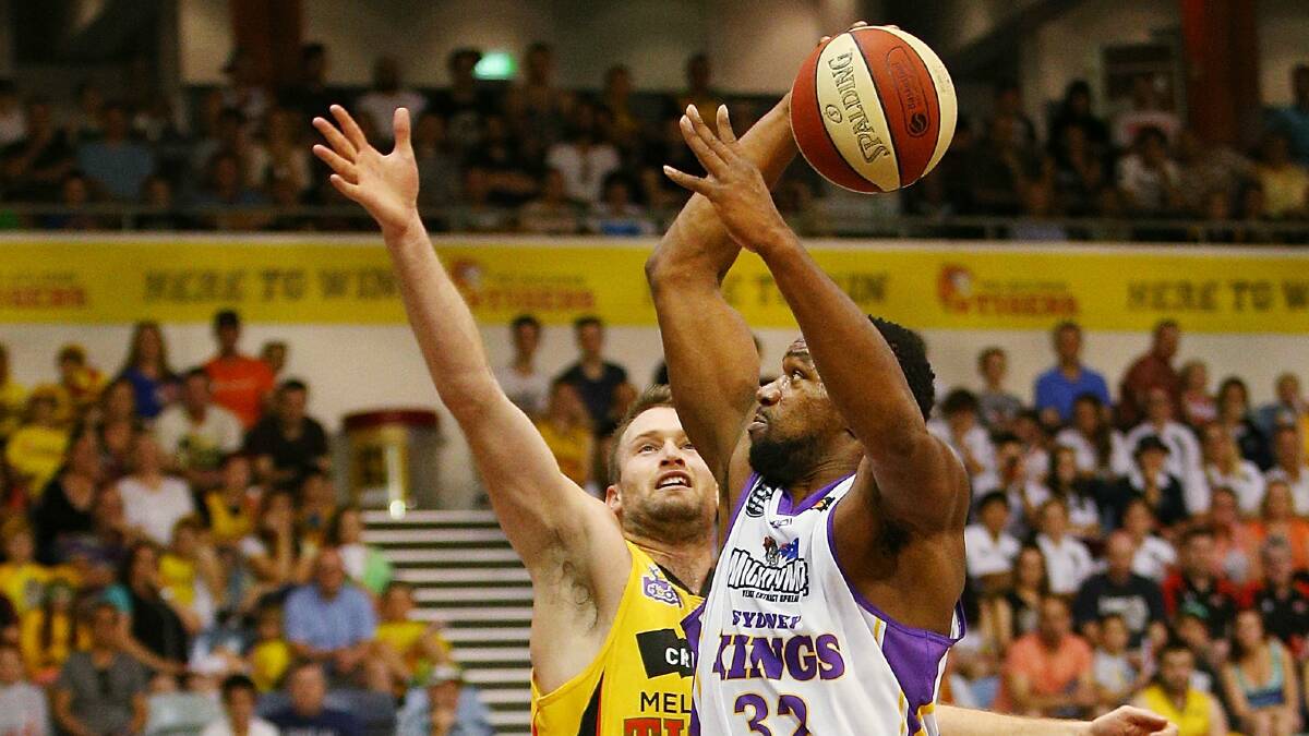 American Kings import Sam Young in action against the Tigers. Picture: GETTY IMAGES