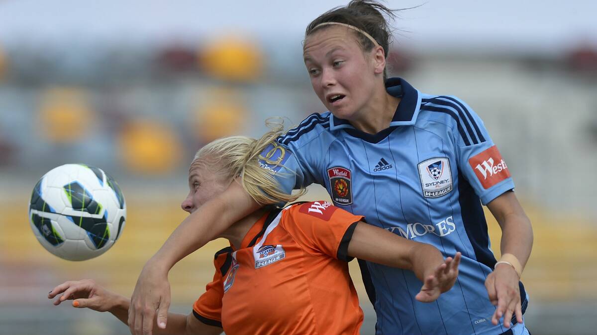 Sydney FC's Caitlin Foord bagged a hat-trick in her side's big win over Perth Glory. Picture: GETTY IMAGES
