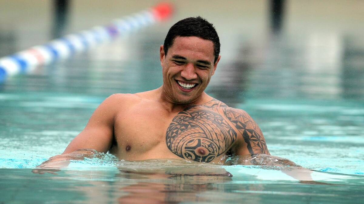 Tyson Frizell is preparing to spend more time in the middle this season. Picture: SYLVIA LIBER