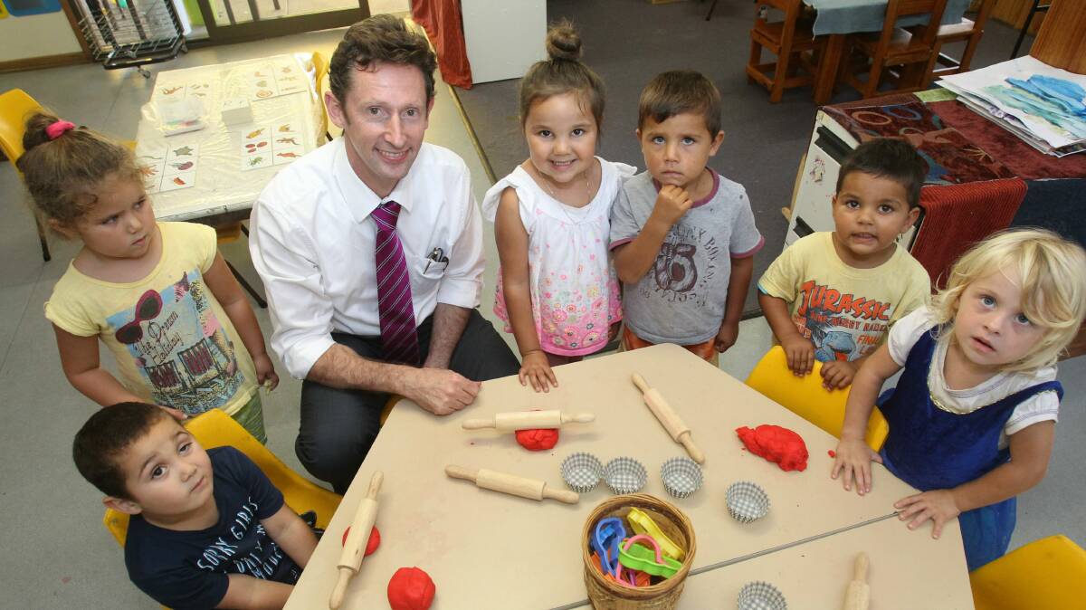 Throsby MP Stephen Jones has called on the federal government to bolster funding for the indigenous Noogaleek Children's Centre in Berkeley.Picture: GREG TOTMAN