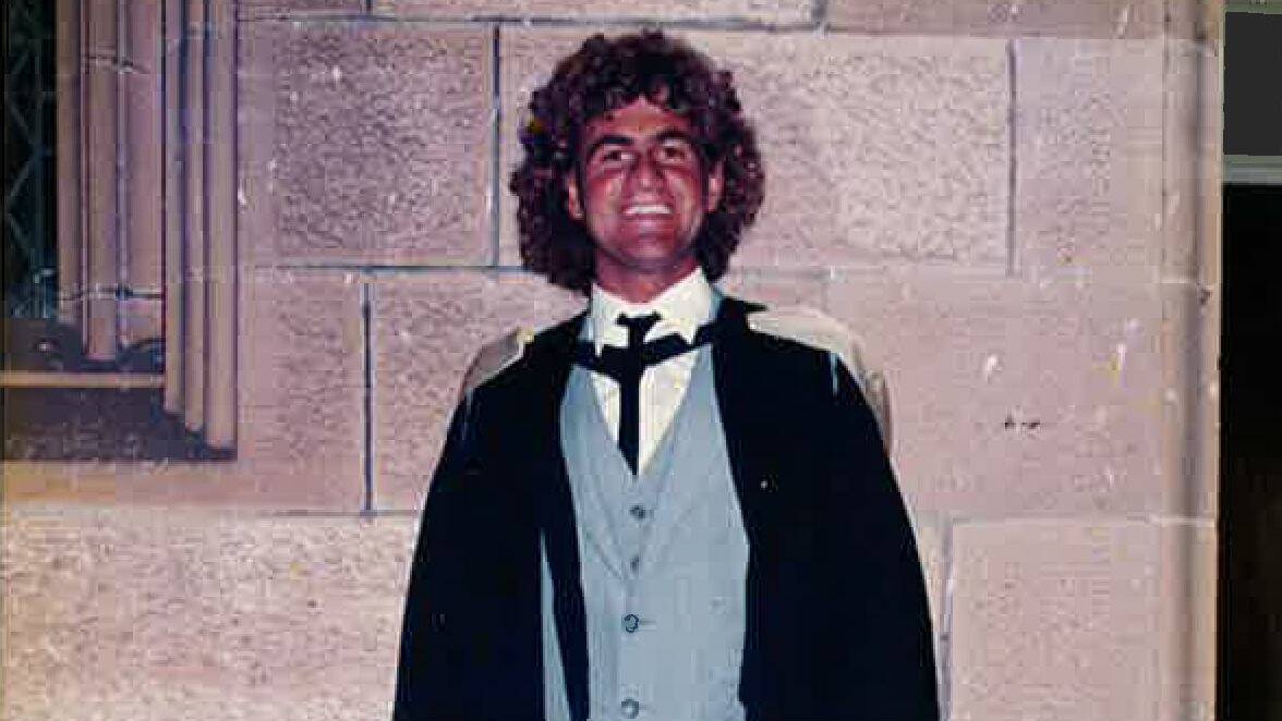 Professor Paul Chandler at his graduation.