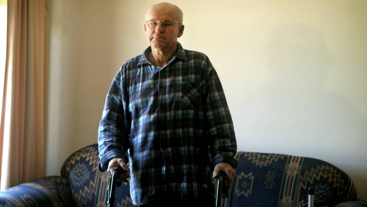 Parkinson’s sufferer John Coppens isn’t letting the disease stop him from going on fishing trips. Picture: SYLVIA LIBER