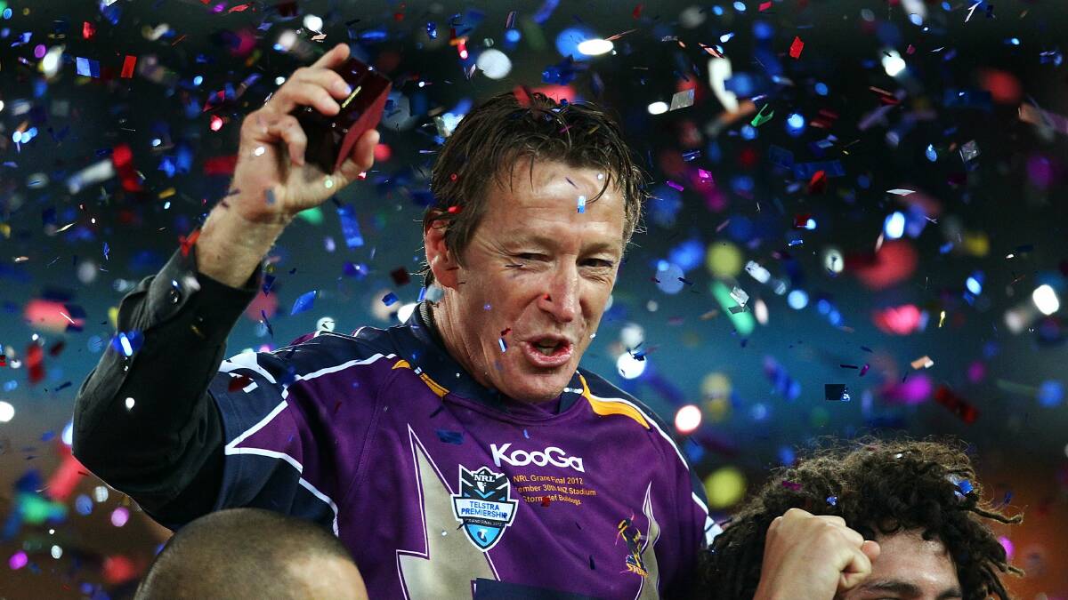 Storm coach Craig Bellamy has been urged to end speculation over his future. Picture: GETTY IMAGES