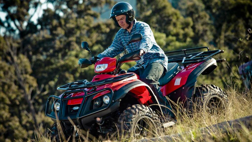 Children to be banned from riding quad bikes