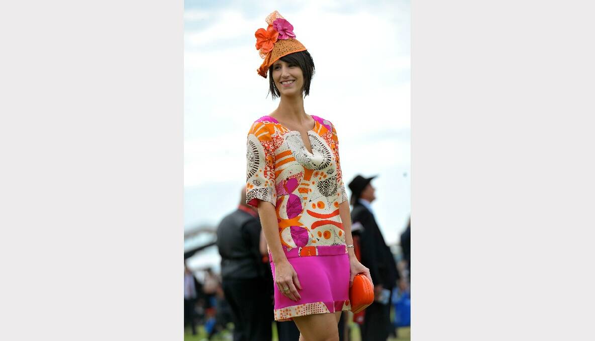Racegoers at Flemington Racecourse in Melbourne. Picture: THE AGE