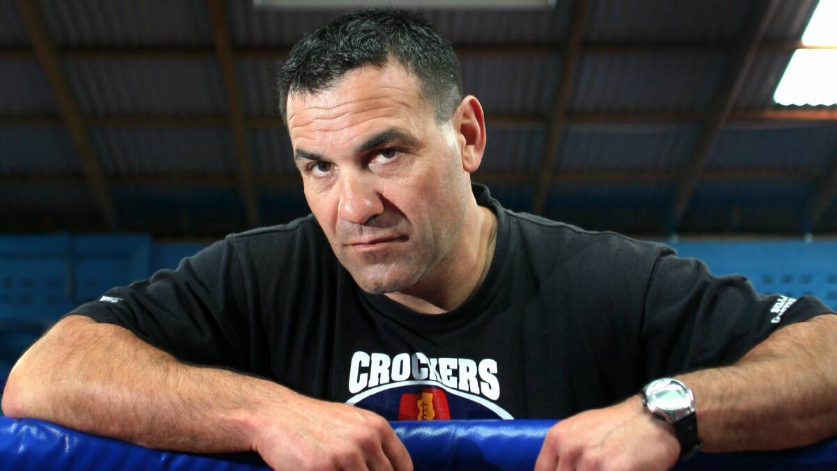 Vito Gaudiosi was Australian middleweight champion in 1991. He now runs a boxing gym in Dapto.   Picture: ORLANDO CHIODO
