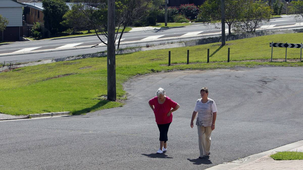 Kiama Downs residents Carol Sheens and Margaret McGuirk are against the plan. Picture: ANDY ZAKELI