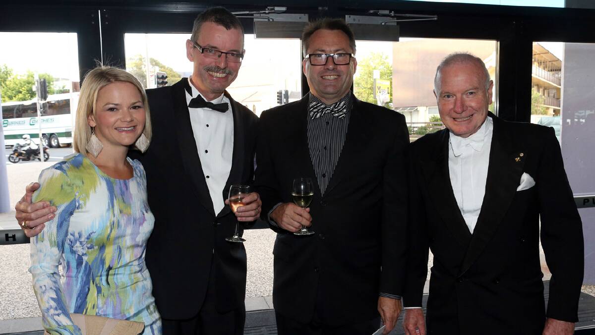 Emily Squires, Walter Immoos, Craig Osburne and Wollongong Lord Mayor Gordon Bradbery.