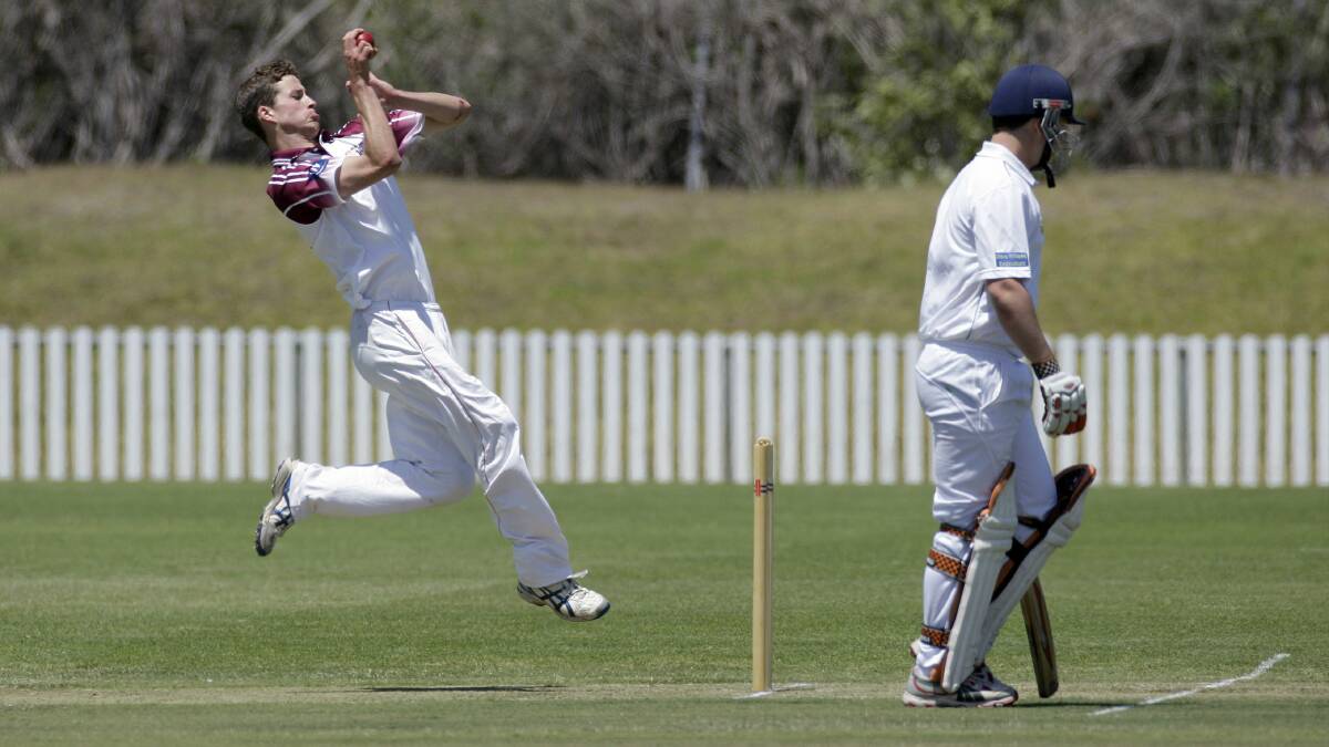 Wollongong all-rounder Andrew Hicks took 2/24 in Wollongong's win over Corrimal. Picture: ANDY ZAKELI