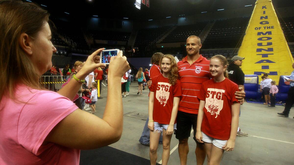The Dragons launched their season at the Entertainment Centre on Saturday. Pictures: SYLVIA LIBER