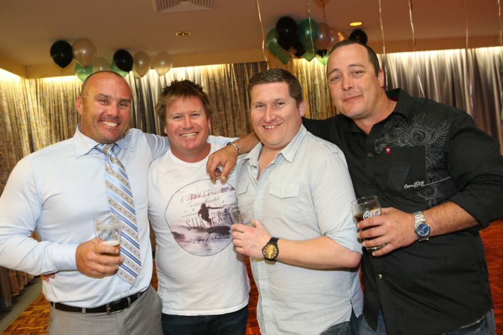 Shane Gladden, Mick Lowe, Lee Sikora and Shane Peterson. Picture: ADAM McLEAN