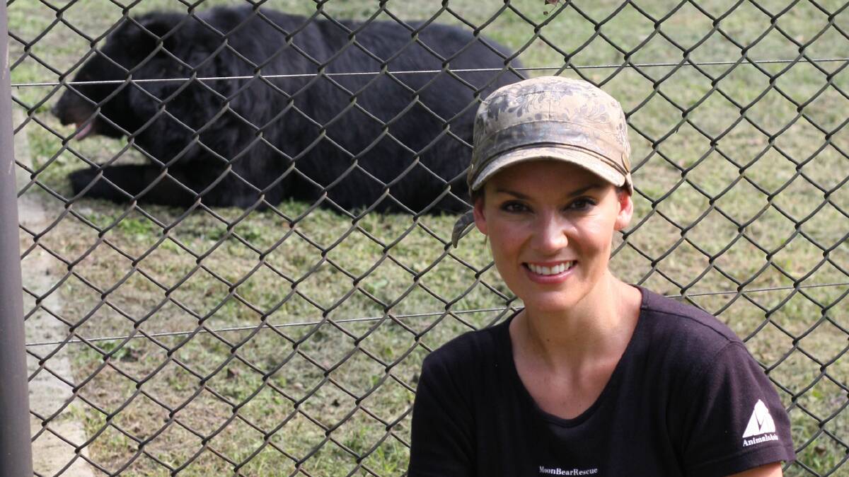 Kristie Poole is intent on freeing moon bears. 