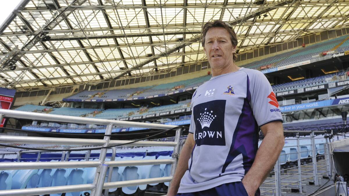 Craig Bellamy has refused to discuss his future with the Melbourne Storm. Picture: MICK TSIKAS
