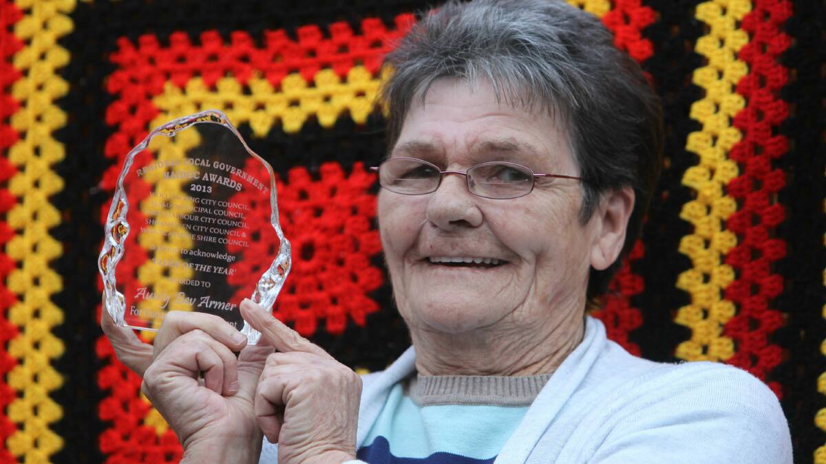 Aunty Bev Armer, of Primbee, was named female Aboriginal elder of the year at the weekend. Picture: GREG TOTMAN