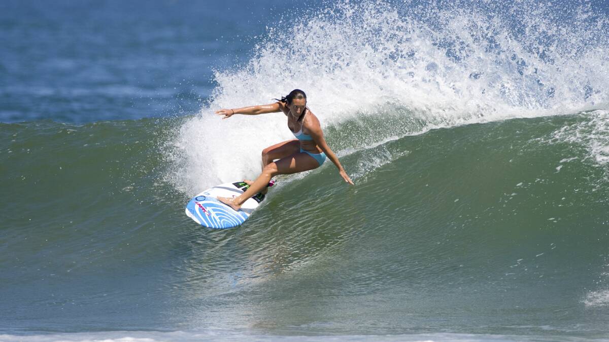 Layne Beachley in action. 
