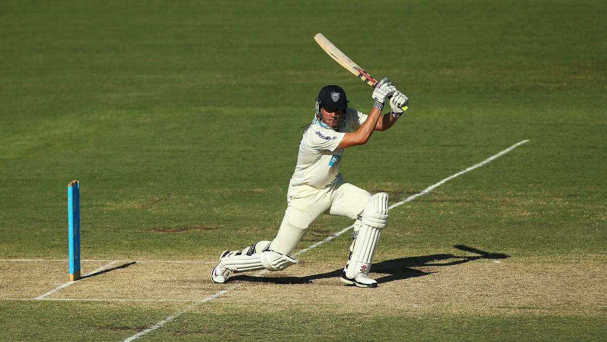 Moises Henriques in action during a recent Sheffield Shield match. Picture: GETTY IMAGES