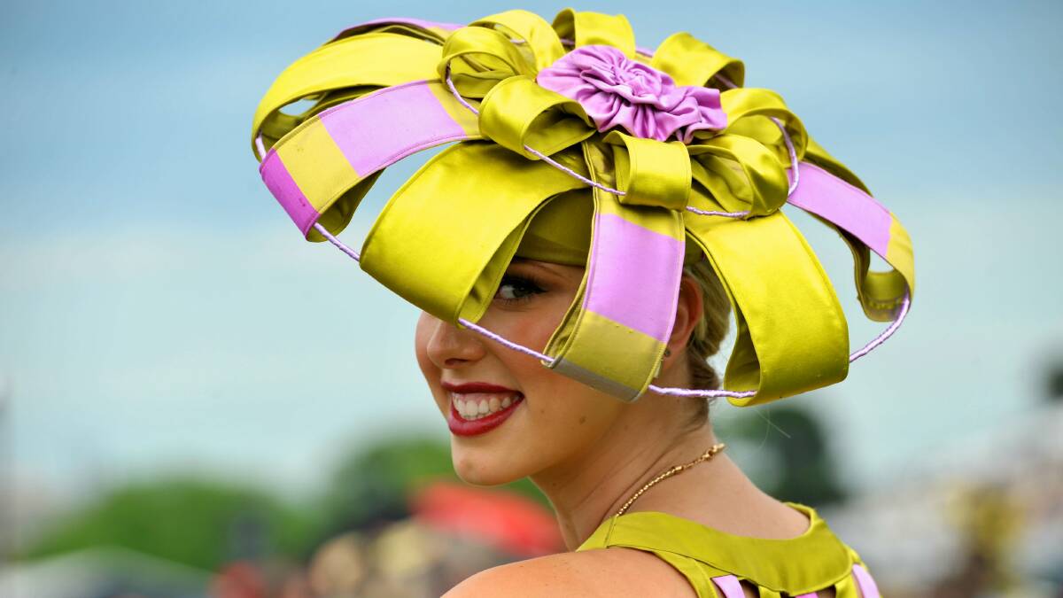 Racegoers at Flemington Racecourse in Melbourne. Picture: THE AGE