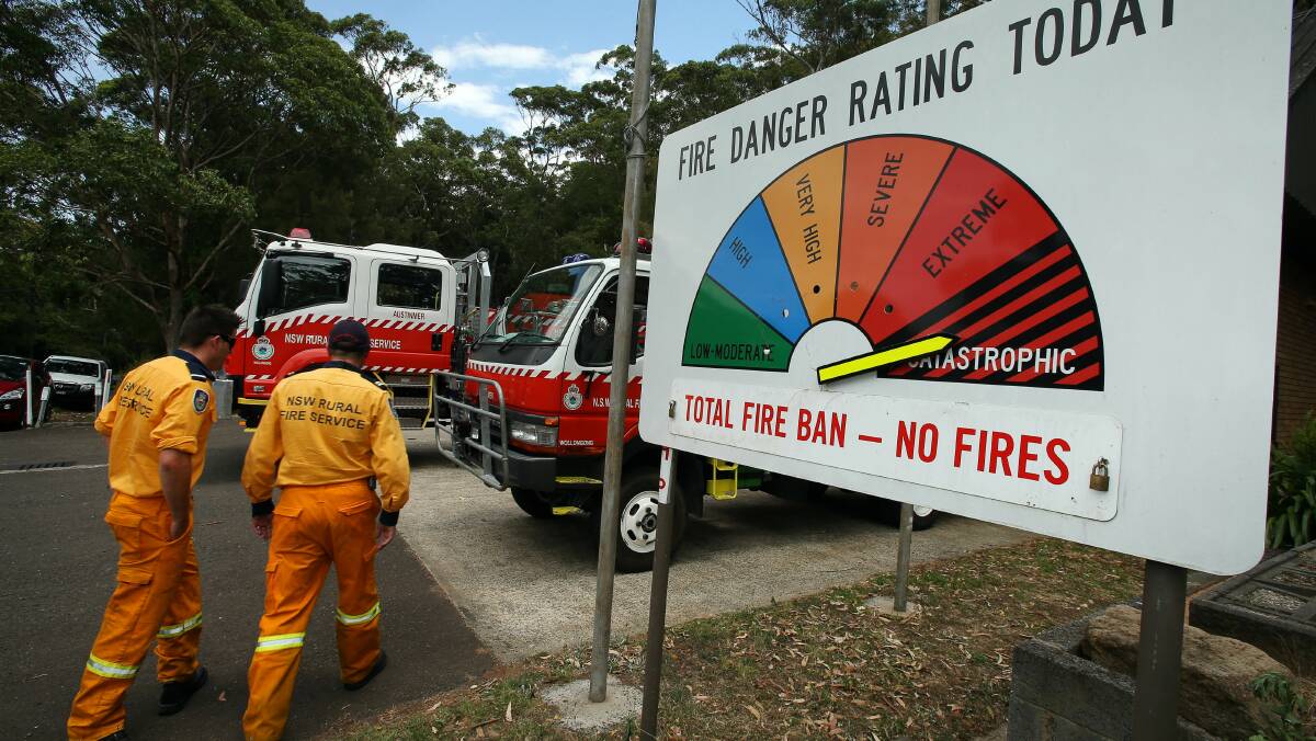 The Rural Fire Service will receive $35 million as part of the state budget. Picture: KIRK GILMOUR