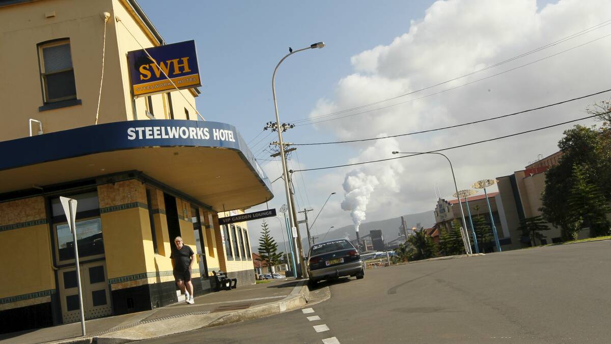  Steelworks Hotel was built in 1890 and was bought for $1.87 million in 2009. Picture: DAVE TEASE