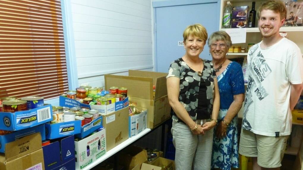 All Saints Community Care volunteers Cindy Florence, Betty Clegg and Toby Miles.