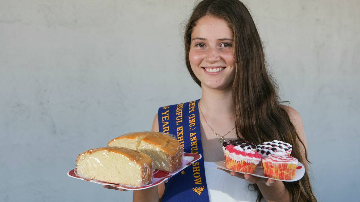 Olive Ivanhoff was the most successful entrant in the under-16 cooking section. 