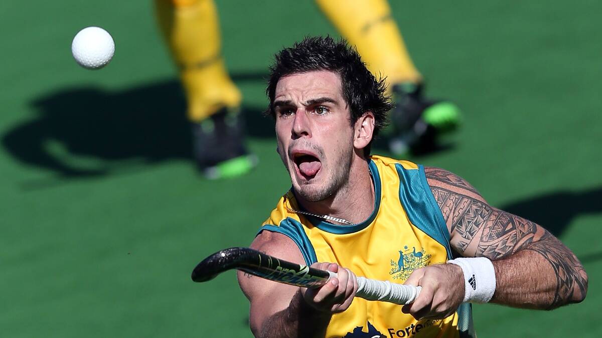 Kieran Govers in action for the Kookaburras. Picture: GETTY IMAGES