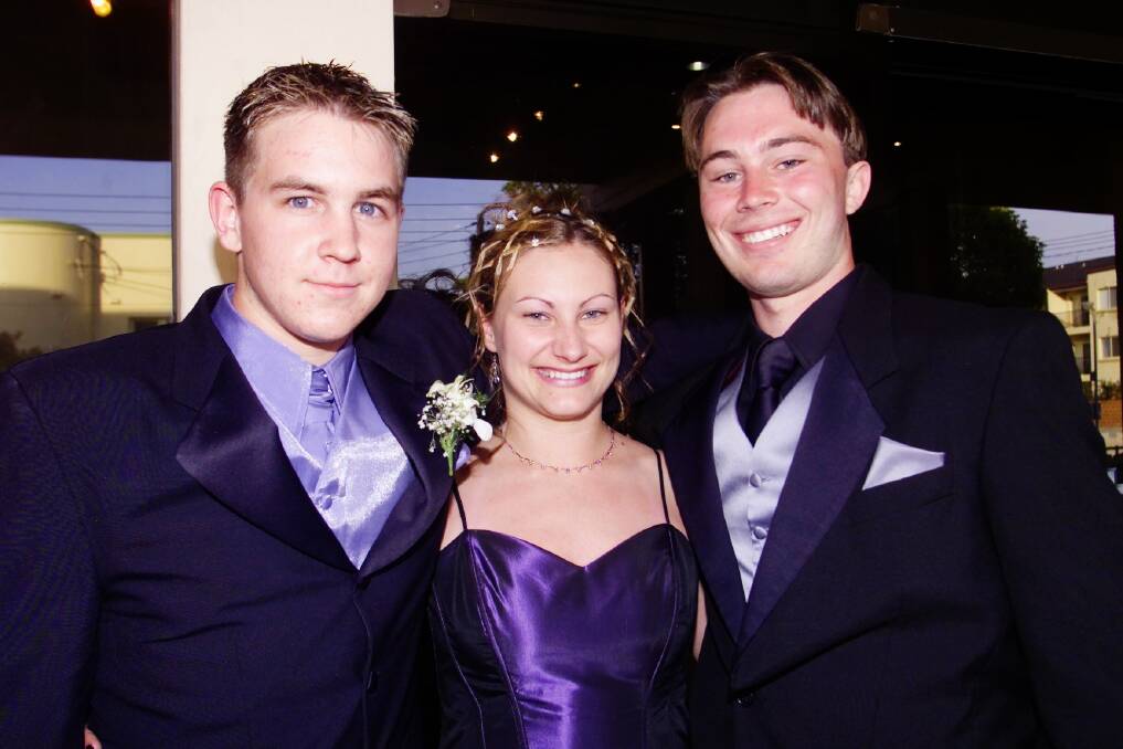 Illawarra Sports High, 2001: Samuel Lan, Rebecca Sargent and Adam Preedy.
