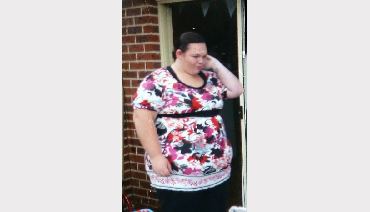 Megan before her weight loss of 60 kilograms, is  encouraging others  to follow suit.
