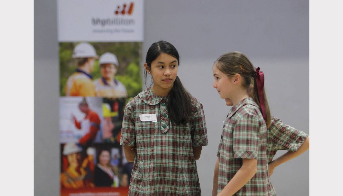 The Illawarra Coal Science Fair at the UOW's Sports Hub. Picture: ANDY ZAKELI