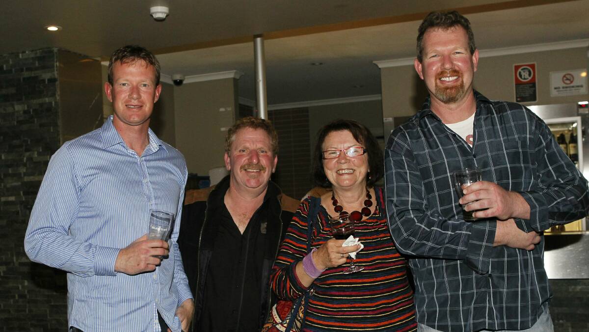 Matt Campbell, Denis Suess, Colleen Suess and Grant Campbell at North Gong Hotel.