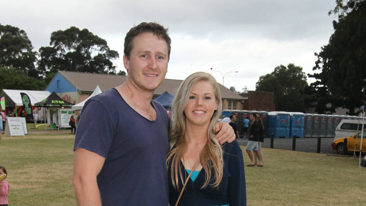 Simon Mahy and Isabel Seddon at MacCabe Park.