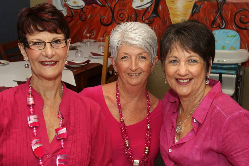 Maureen Paterson, Lea Faye, Liz Geraghty at Il Porcellino Italian Restaurant.