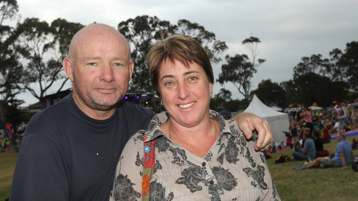  Terry Clarke and Julie Croft at MacCabe Park.