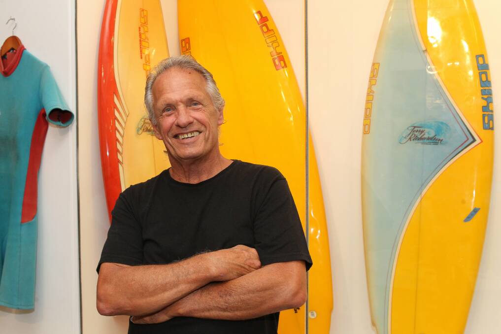 Boardriding icon John Skipp at the Green Cathedral opening. Picture: GREG TOTMAN