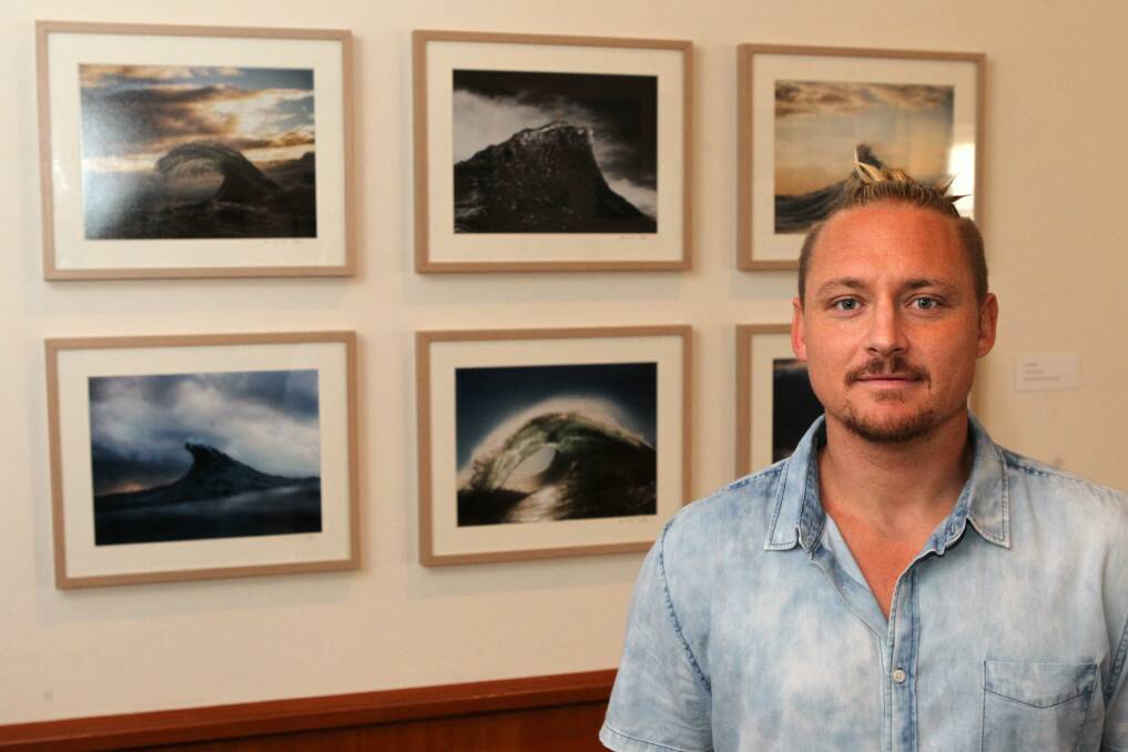Photographer Ray Collins at the Green Cathedral opening. Picture: GREG TOTMAN