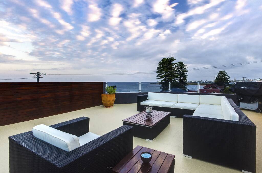 The three-level Cliff Parade property in Thirroul.