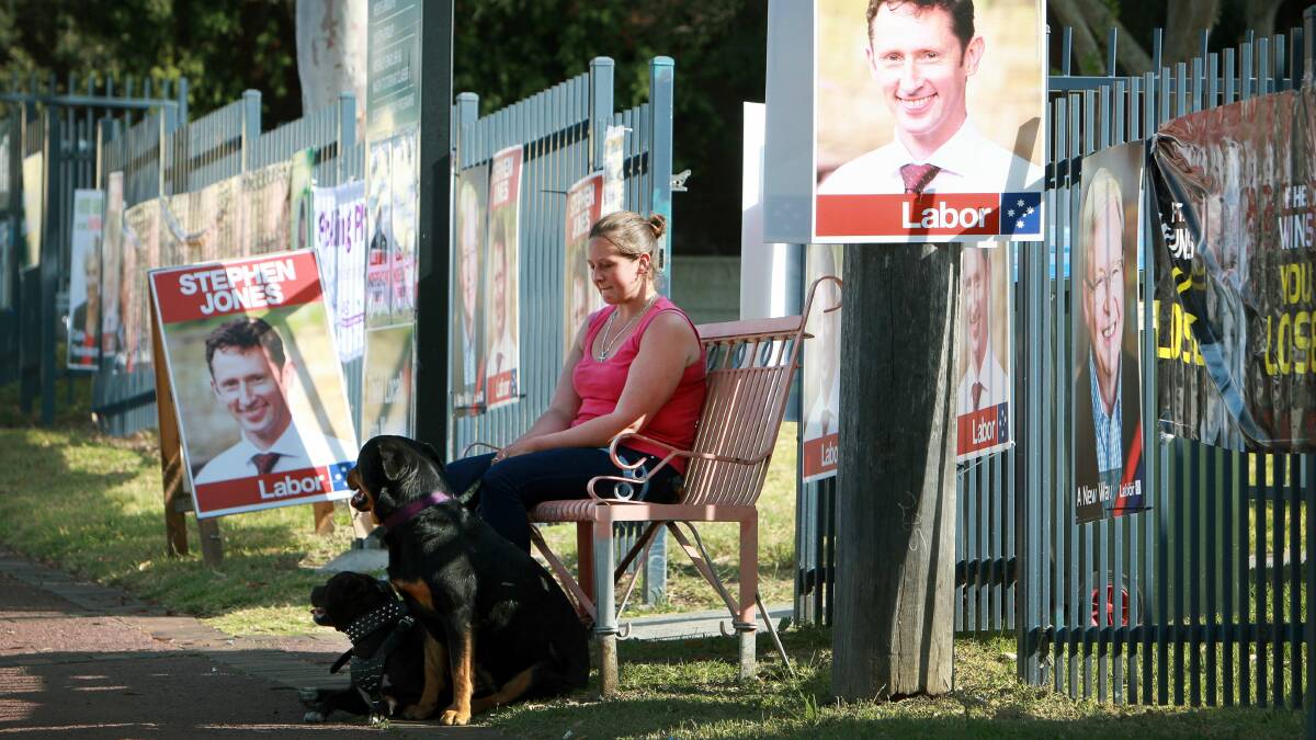 Krystal Downs, 23, of Cringila, voted Liberal in protest over the ALP’s dangerous dog policy.