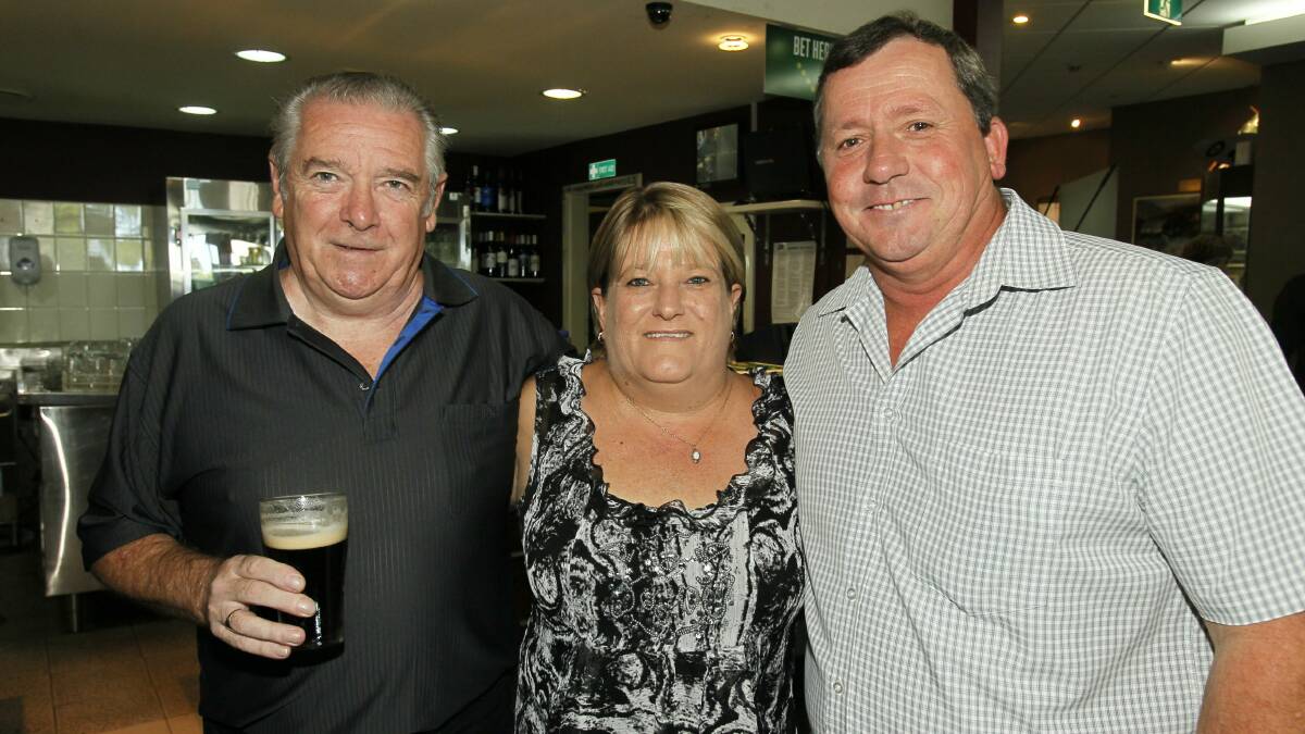 Ian MacPherson with Karen and Cliff Wright.