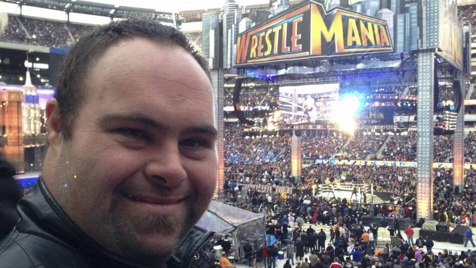 Josh Lawrence at a Wrestlemania event.