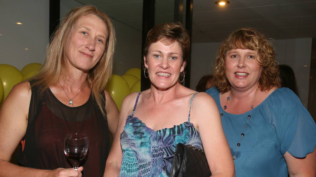 Hazel Nisbet, Lyn Sperring and Suzanne McLennan at the Portofino.