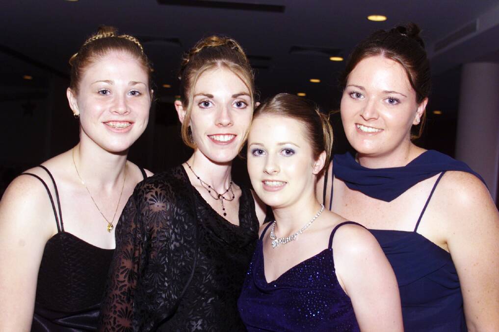 Berkeley Sports High, 1999: Kylie Donnelly, Melissa Dean, Kimberley Ritchie and Kylie Hughes.