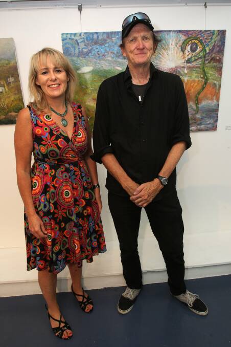 Vicki Curran and Garry Handford at Art Arena.