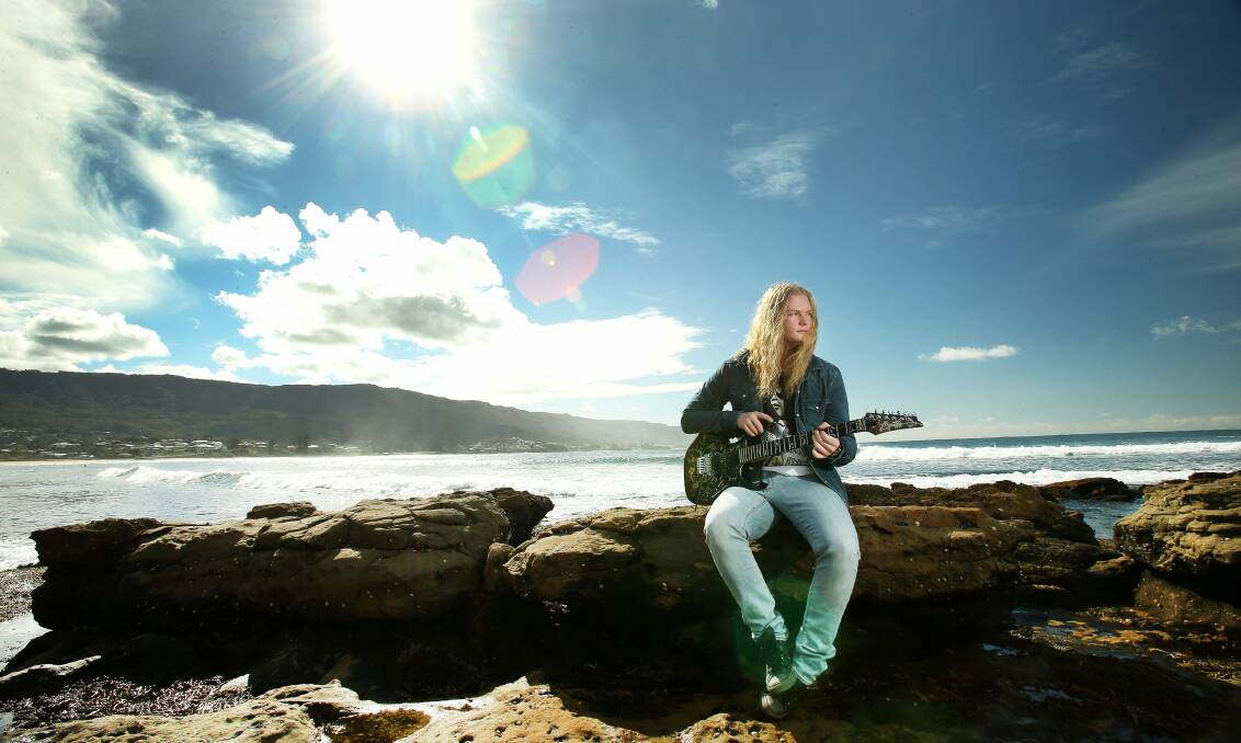 Woonona guitar prodigy Jack Heath. Picture: KIRK GILMOUR