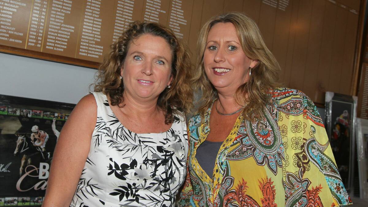 Carol Love-Lapan and Sonia Watt at Thirroul Surf Club.