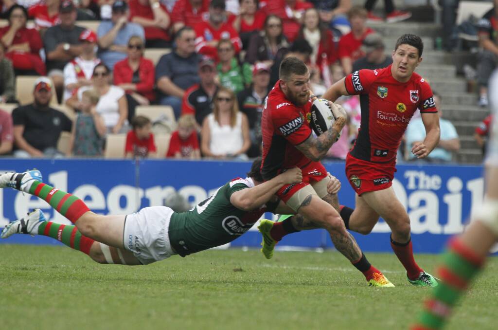 St George Illawarra Dragons v South Sydney Rabbitohs at WIN Entertainment Centre. Picture: CHRISTOPHER CHAN